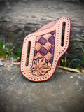Floral Checkered Knife Sheath