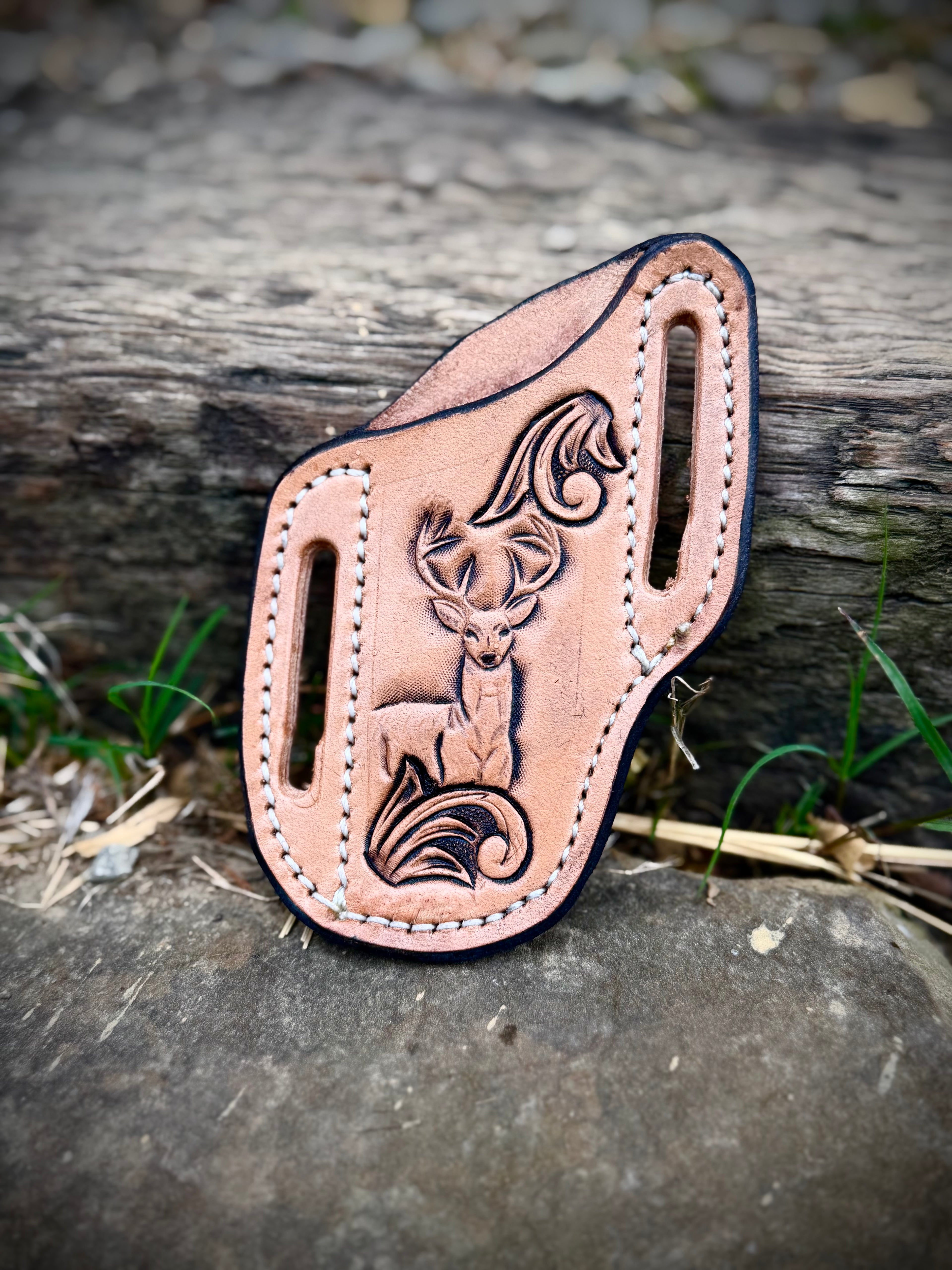 Buck Deer Knife Sheath