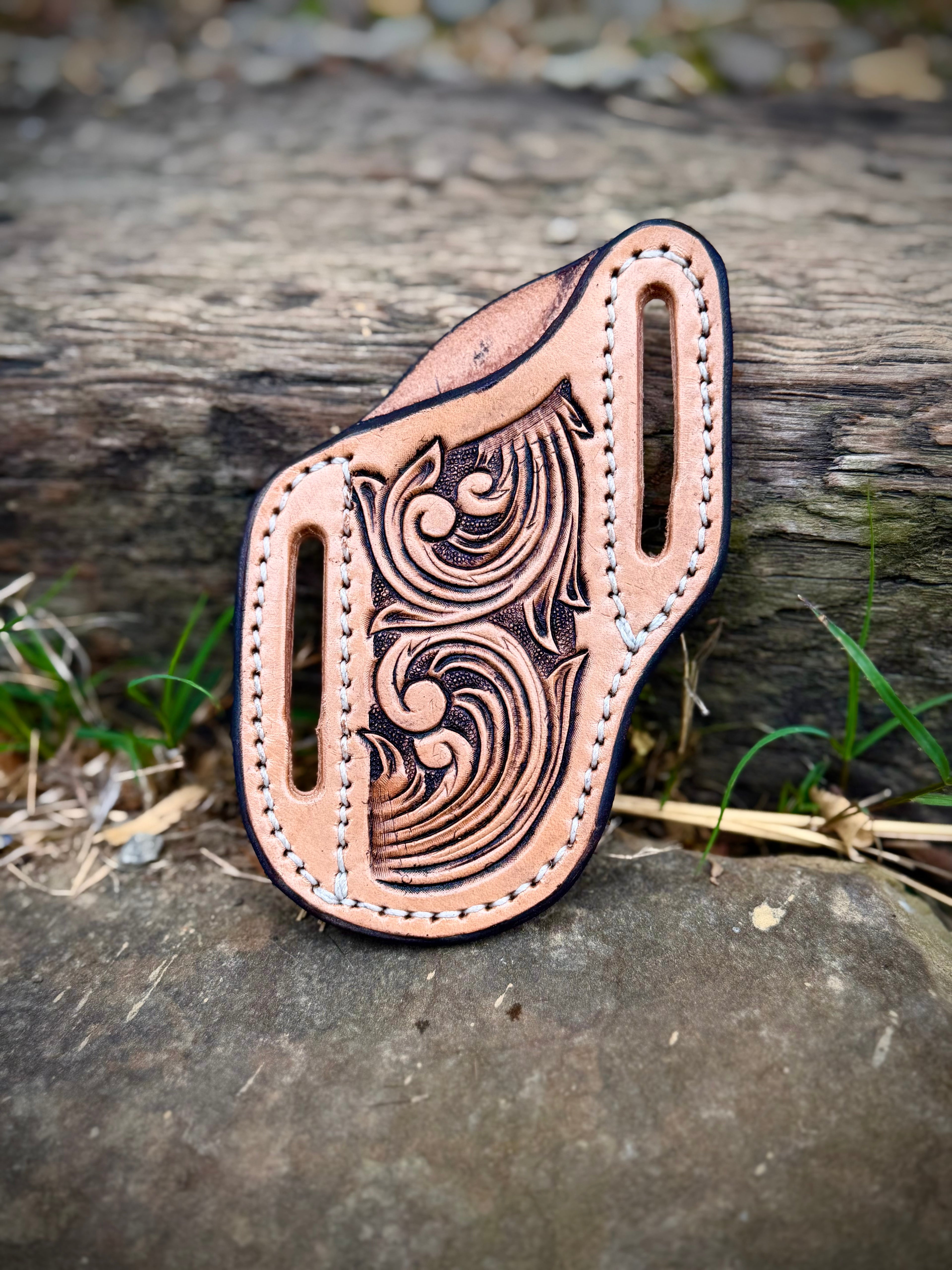 Scroll Vine Knife Sheath